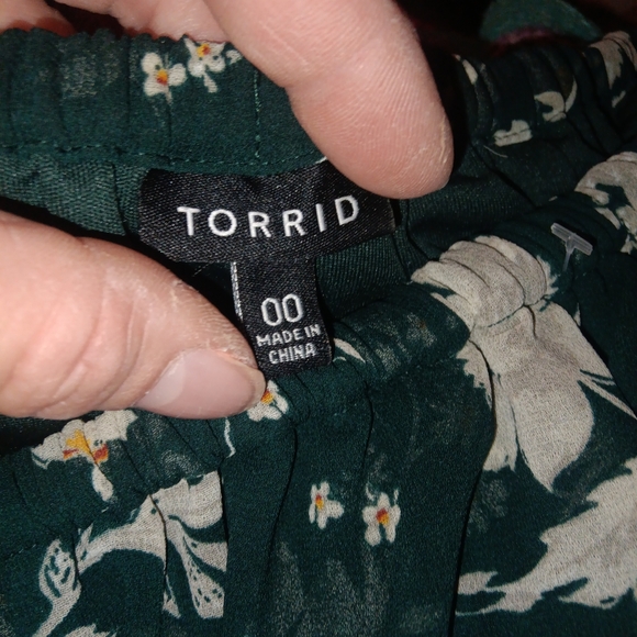 TORRID Mini Chiffon Off Shoulder Skater Dress - Picture 11 of 11